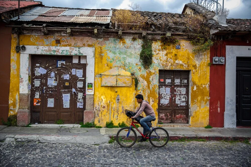 Antigua by bicycle - Fineart photography by Miro May