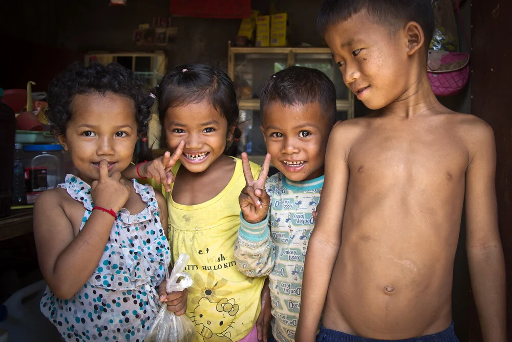 Kambodscha Kids - fotokunst von Christoph Creutzburg