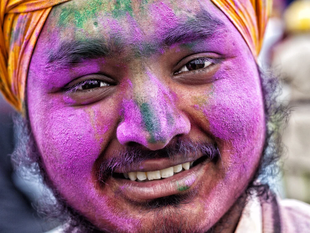 colors of happiness - fotokunst von Jagdev Singh