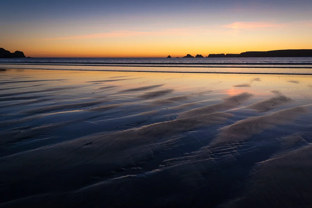 Farbige Zeit am Meer - fotokunst von Monika Schwager