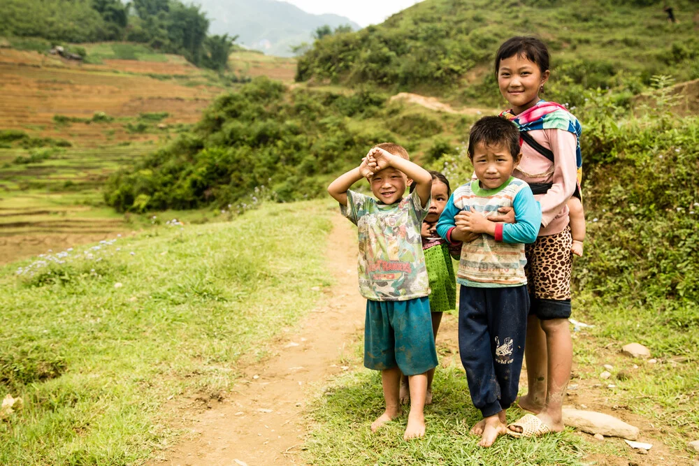 Kinder in SaPa - fotokunst von Steffen Rothammel