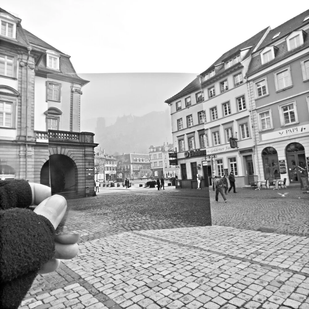 Heidelberg Marktplatz 1978//2013 - fotokunst von Sophia Frohmuth