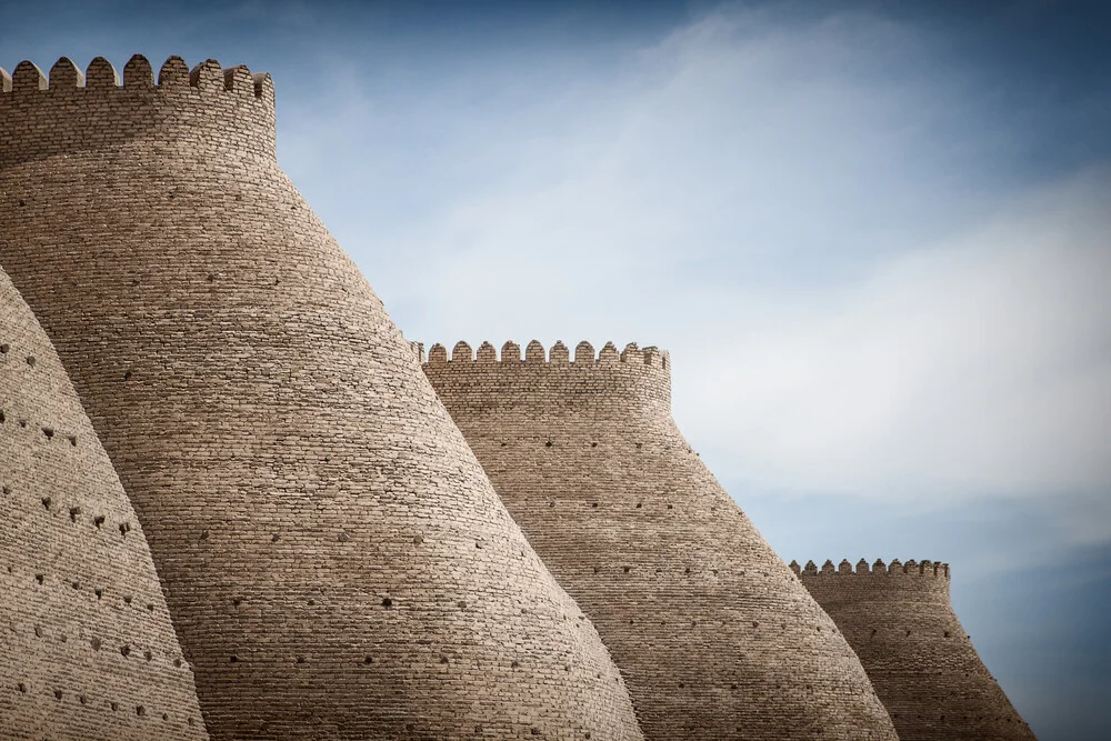 City wall in Bukhara - Fineart photography by Jeanette Dobrindt
