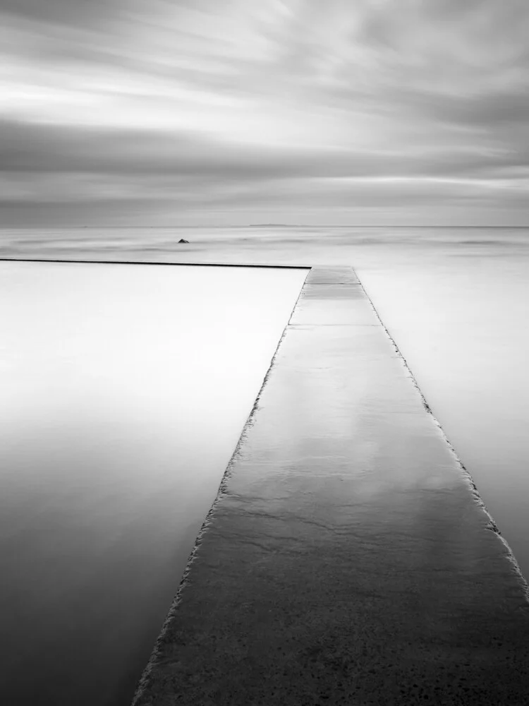 North Berwick Tidal Pool 5 - fotokunst von Ronnie Baxter