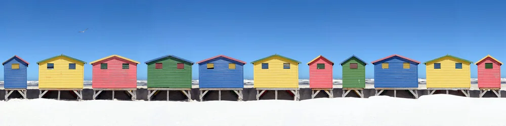 The Colors of Muizenberg - fotokunst von Jochen Fischer