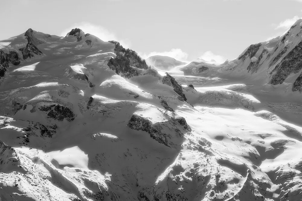 Monte Rosa Massiv - fotokunst von Thomas Gerats