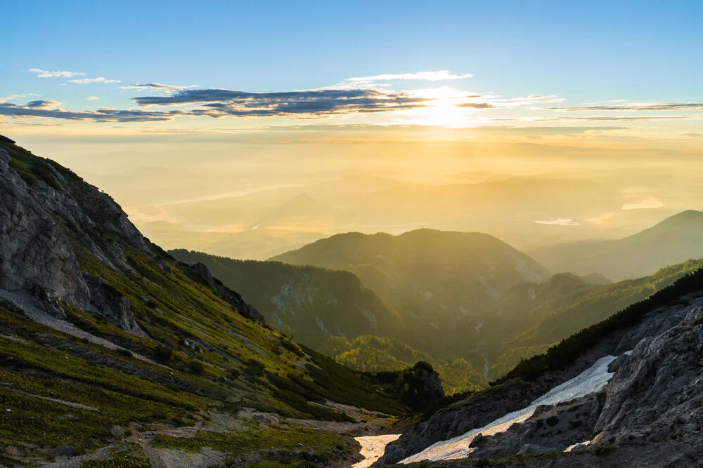 Morning Glow - fotokunst von Manuel Ferlitsch