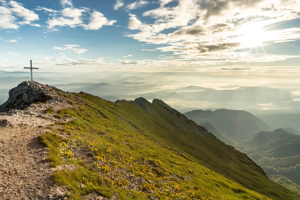 Morning Peak - fotokunst von Manuel Ferlitsch