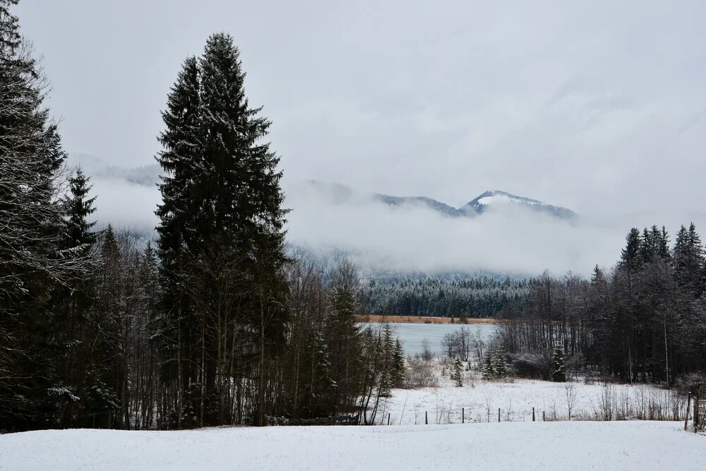 Wintersee - fotokunst von Michael Brandone