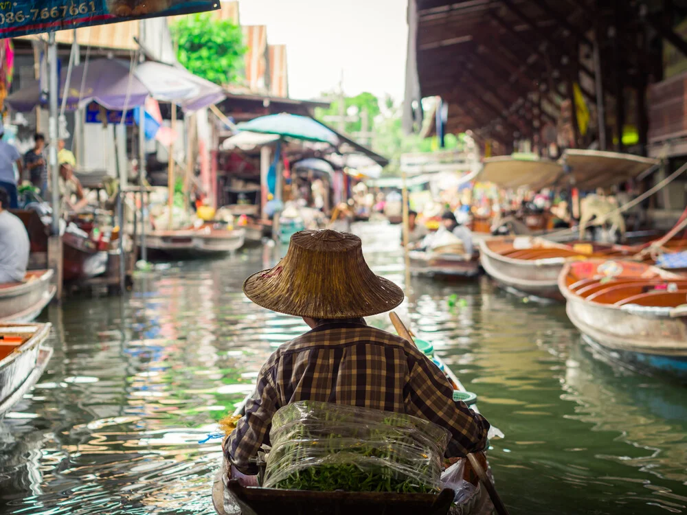 Damnoen Saduak Floating Market 2 - Fineart photography by Johann Oswald