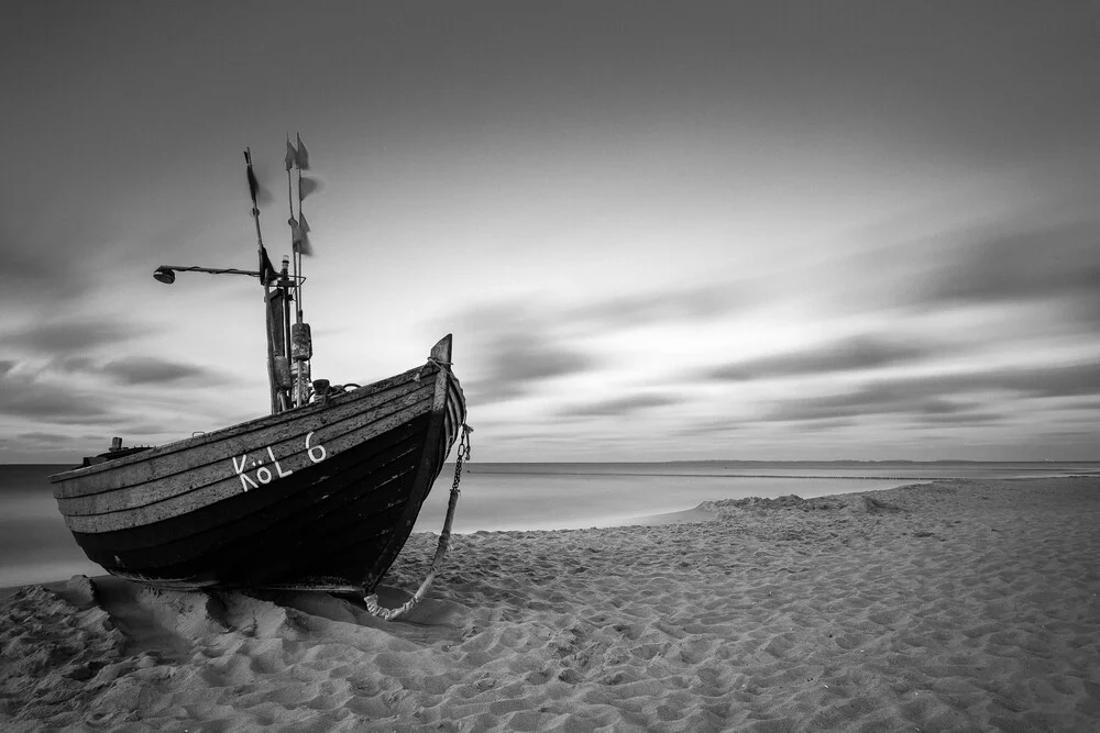 Abends am Strand - fotokunst von Sebastian John