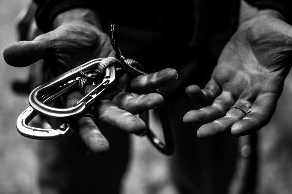 The Climber Hands - Fineart photography by Juan Pablito Bassi