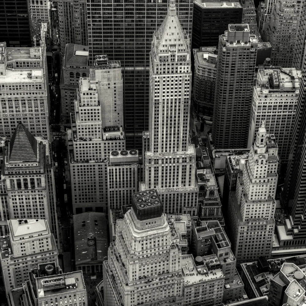 Walled up wall street - fotokunst von Regis Boileau