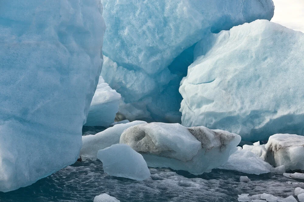 Blue Ice Rocks - Fineart photography by Markus Schieder