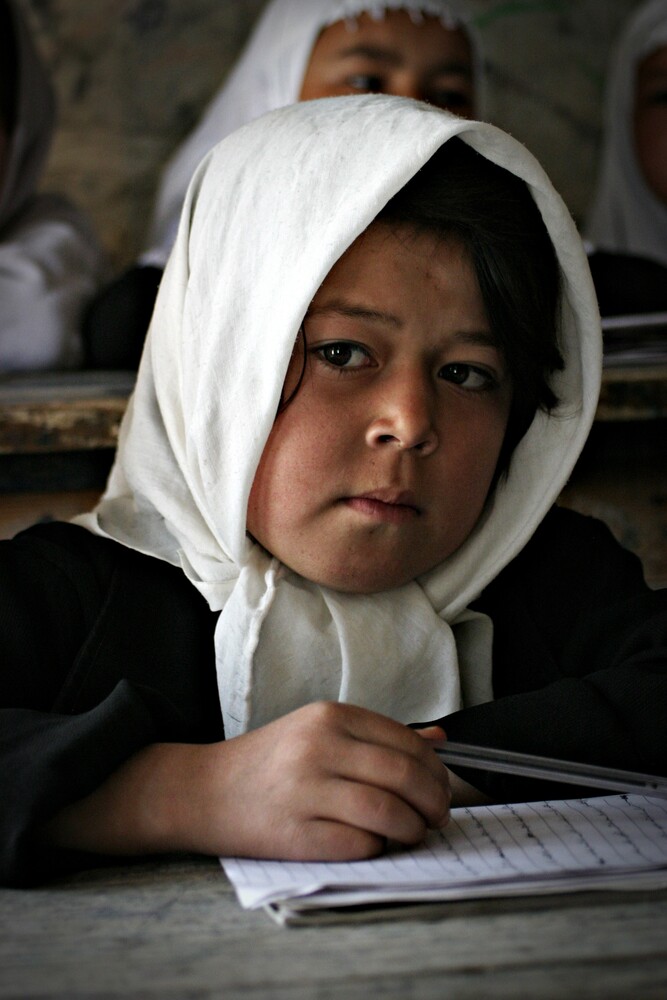 Girl at School - Fineart photography by Rada Akbar