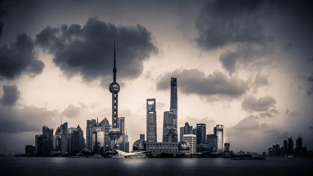 Lujiazui Drama - Fineart photography by Rob Smith