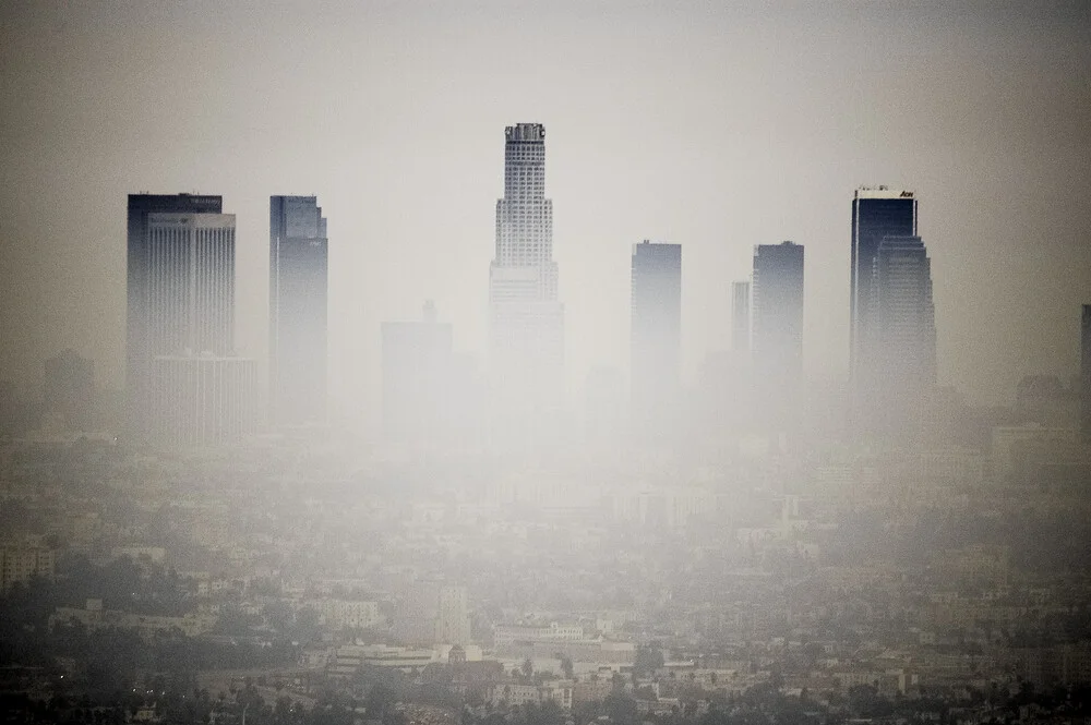 LA Skyline - fotokunst von Lars Jacobsen