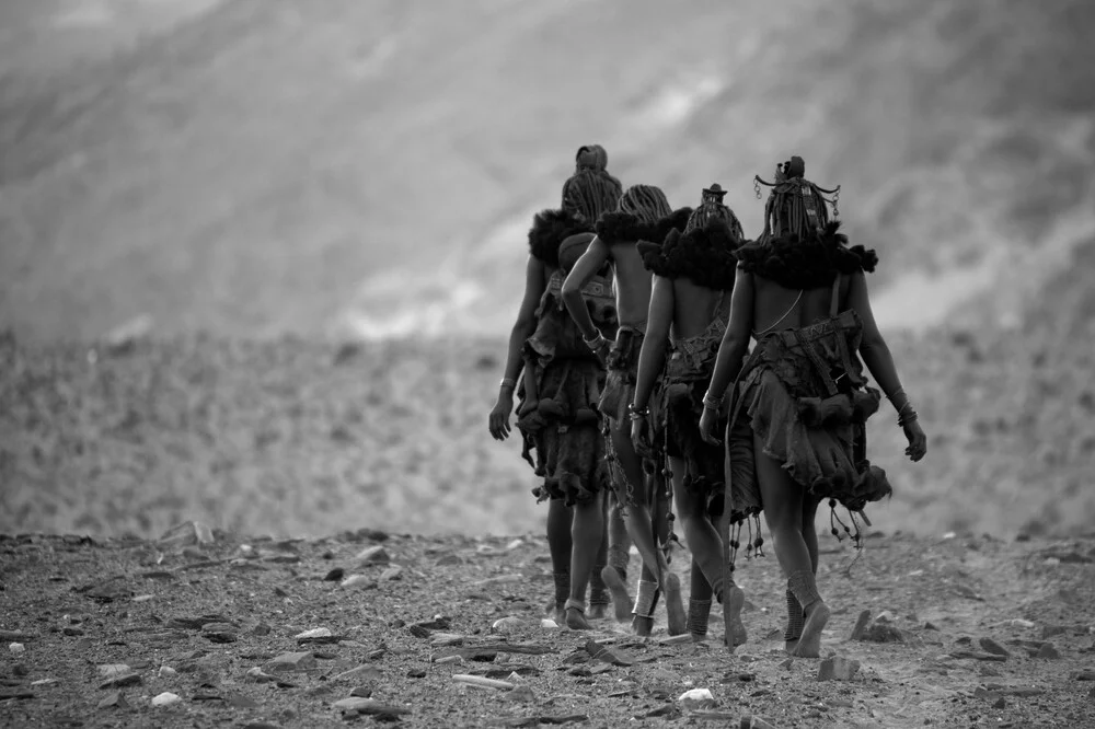 Himba woman - fotokunst von Nicole Cambré