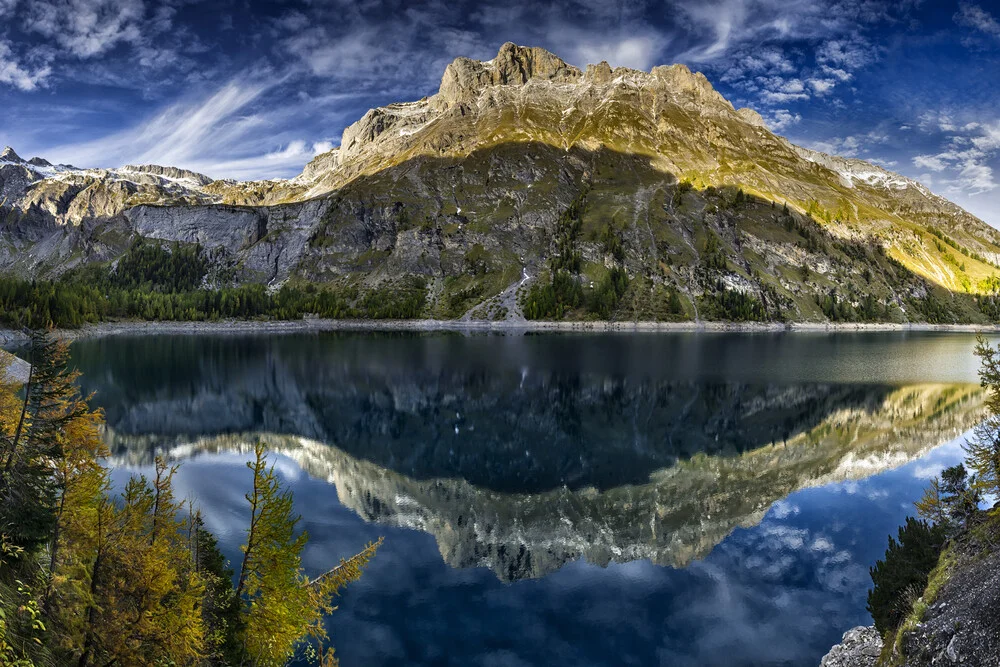 Lake de Tseuzier-C, Switzerland - Fineart photography by Franzel Drepper