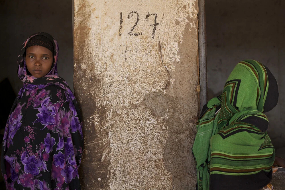 Somali girls in Eastern Ethiopia - fotokunst von Christina Feldt