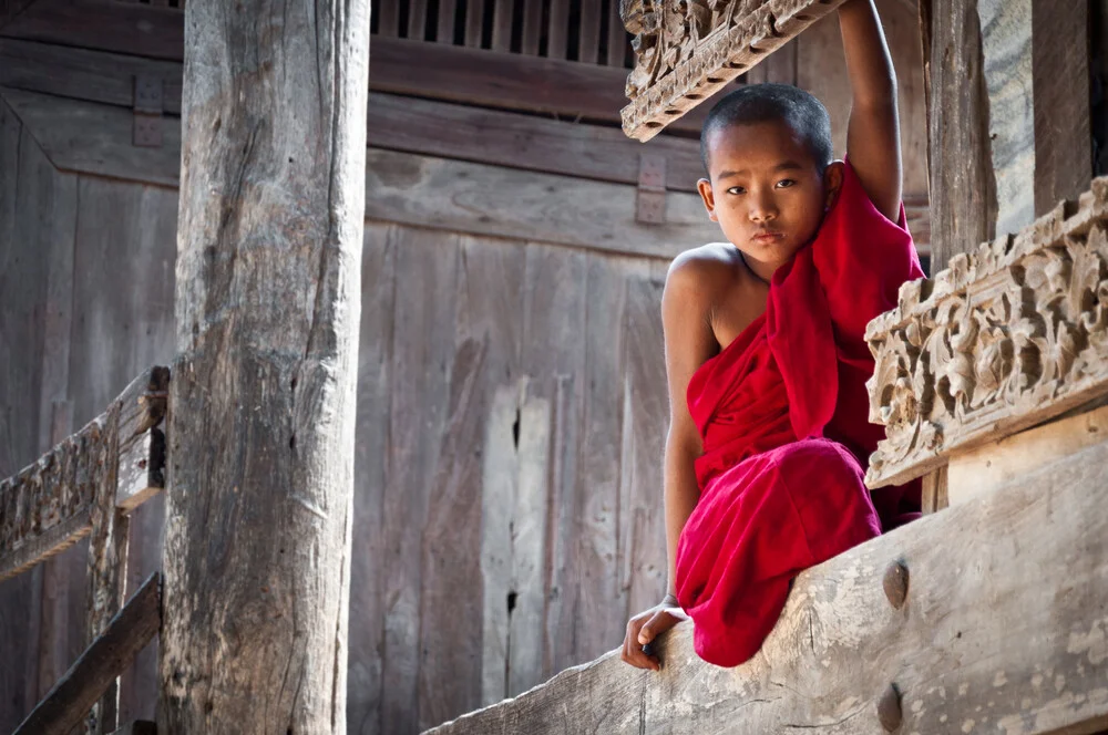 Novice Monk - Fineart photography by Staffan Scherz