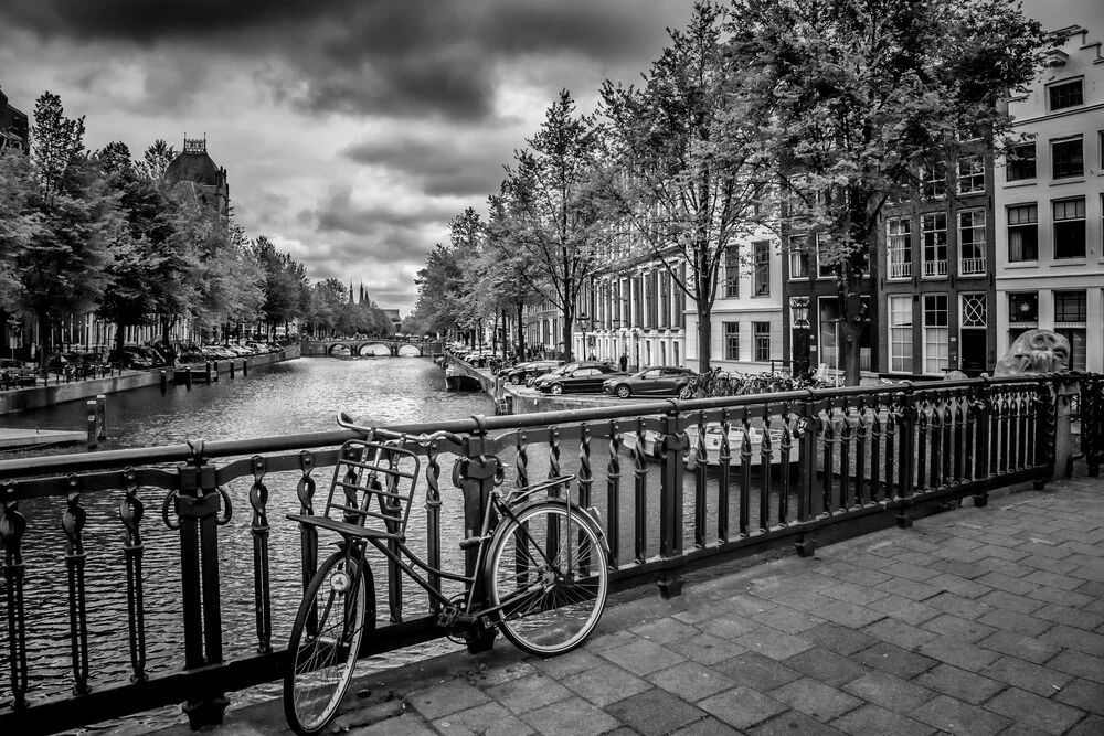 AMSTERDAM Keizergracht / Kaisergraben - fotokunst von Melanie Viola