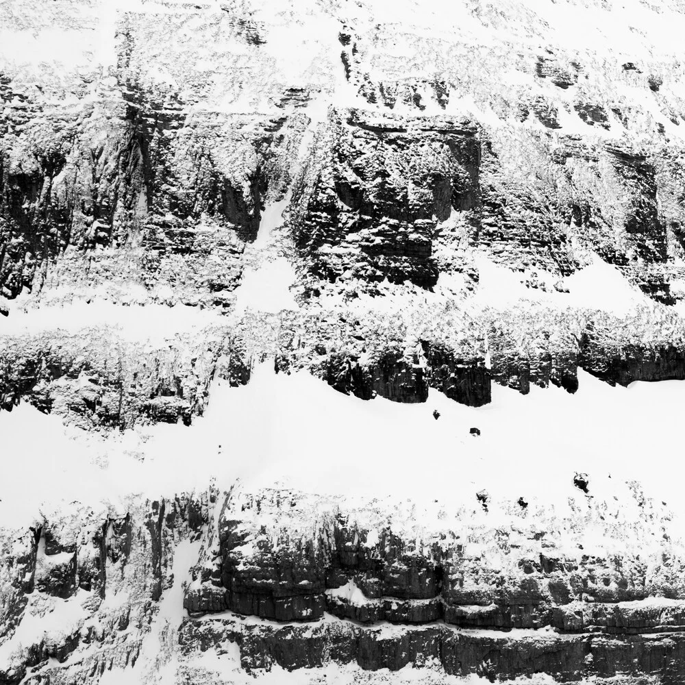Schneewand - fotokunst von Martina Fischer