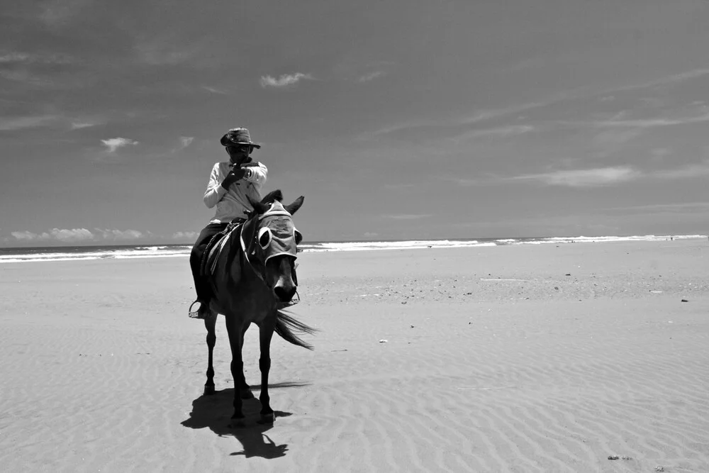 Horseback Beach - fotokunst von Alida Szabo