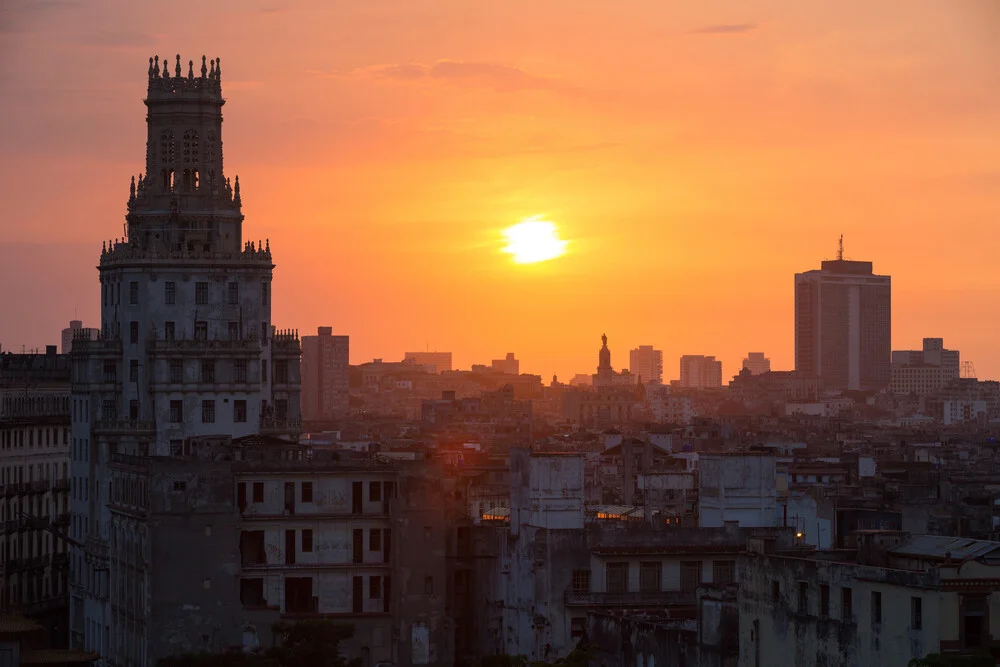 Skyline Havanna - fotokunst von Eva Stadler