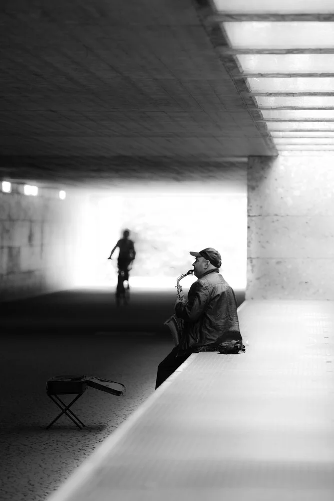 streetmusic - fotokunst von Michael Schaidler