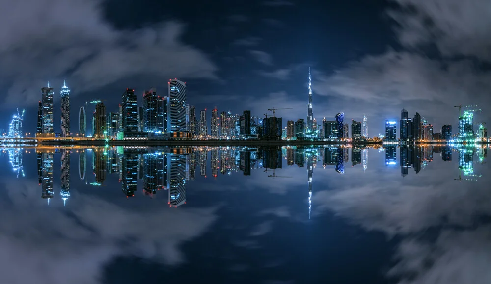 Dubai - Business Bay Panorama - Fineart photography by Jean Claude Castor