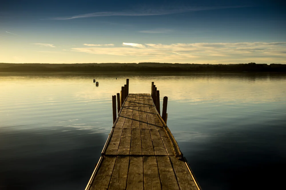 Jetty, Deutschland – Fotokunst von Oliver Hadatsch als Poster oder Acrylglasbild