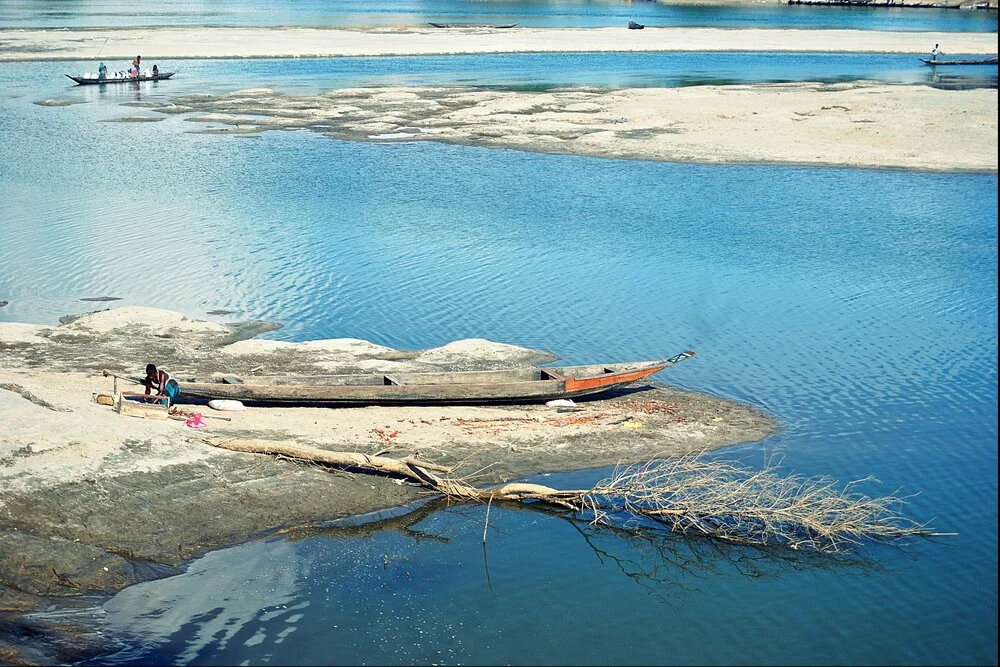 Landscape of Jaflong,Sylhet - fotokunst von Shubho Salateen