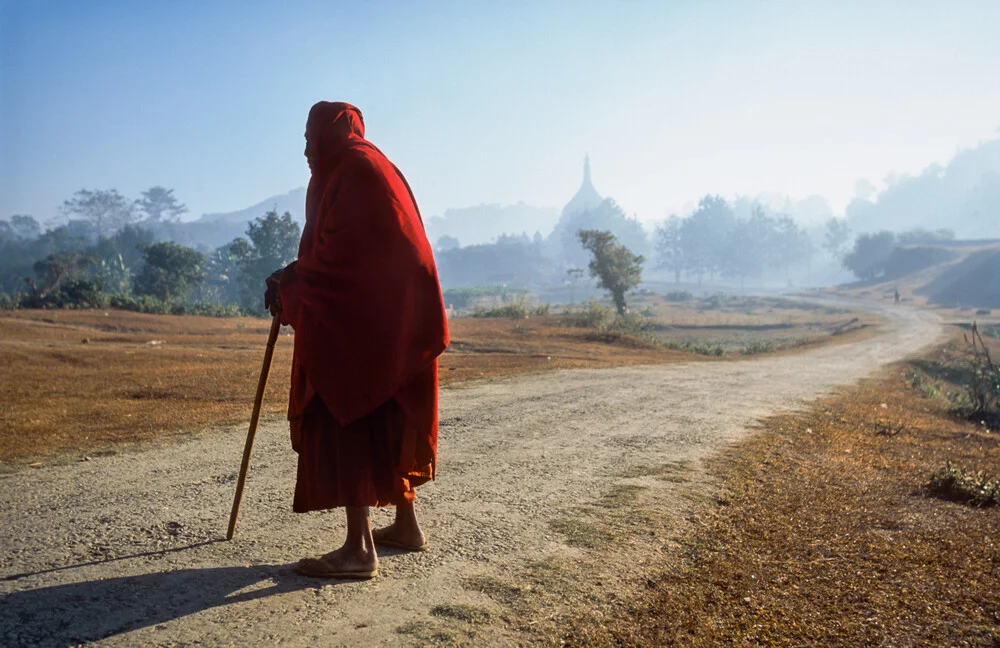 Resting Monk - Fineart photography by Martin Seeliger
