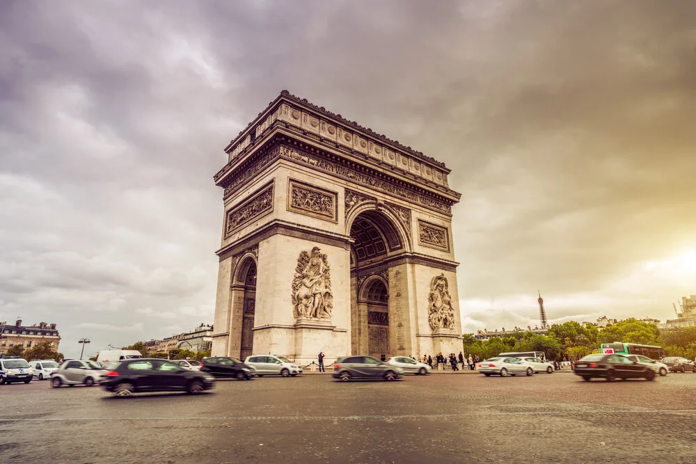 Paris Triumphbogen - fotokunst von David Engel