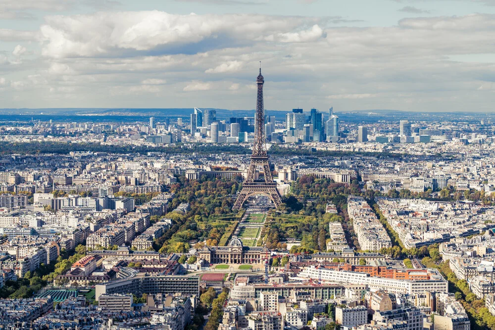 Paris Panorama mit Eiffelturm - Fineart photography by David Engel