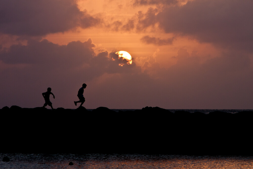 Boys at Sunset - Fineart photography by Tom Sabbadini