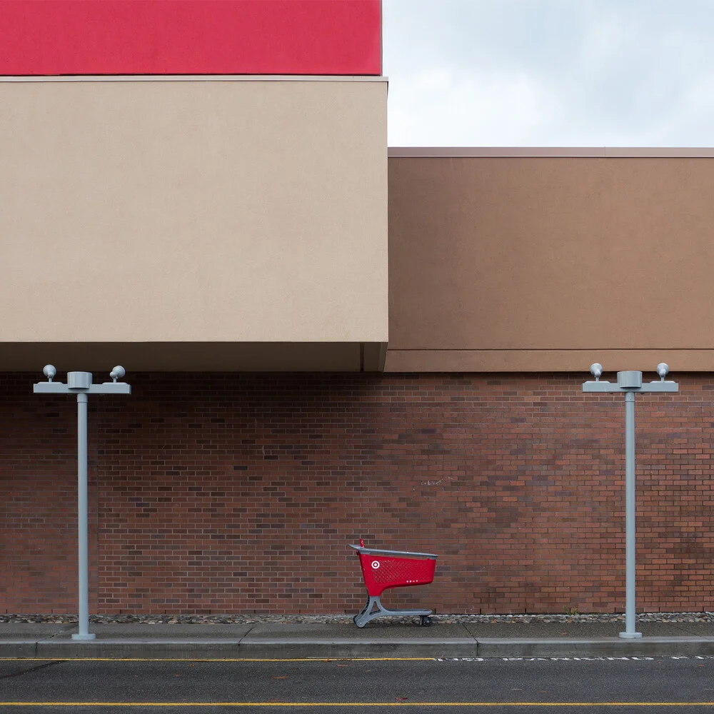 Einkaufswagen - fotokunst von Klaus Lenzen
