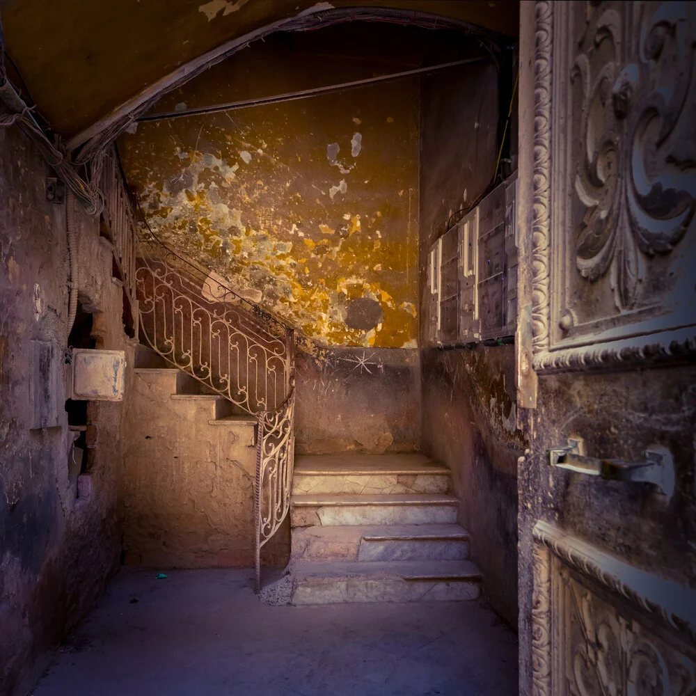 Havana staircase - fotokunst von Eva Stadler