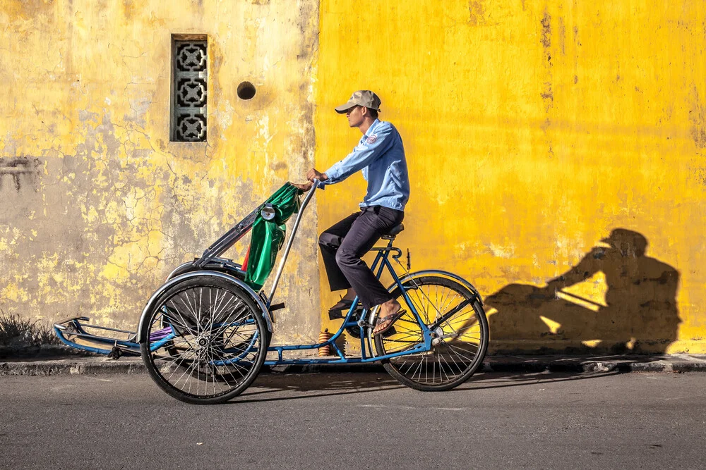 Good Night, Vietnam - Rickshaw - fotokunst von Jörg Faißt