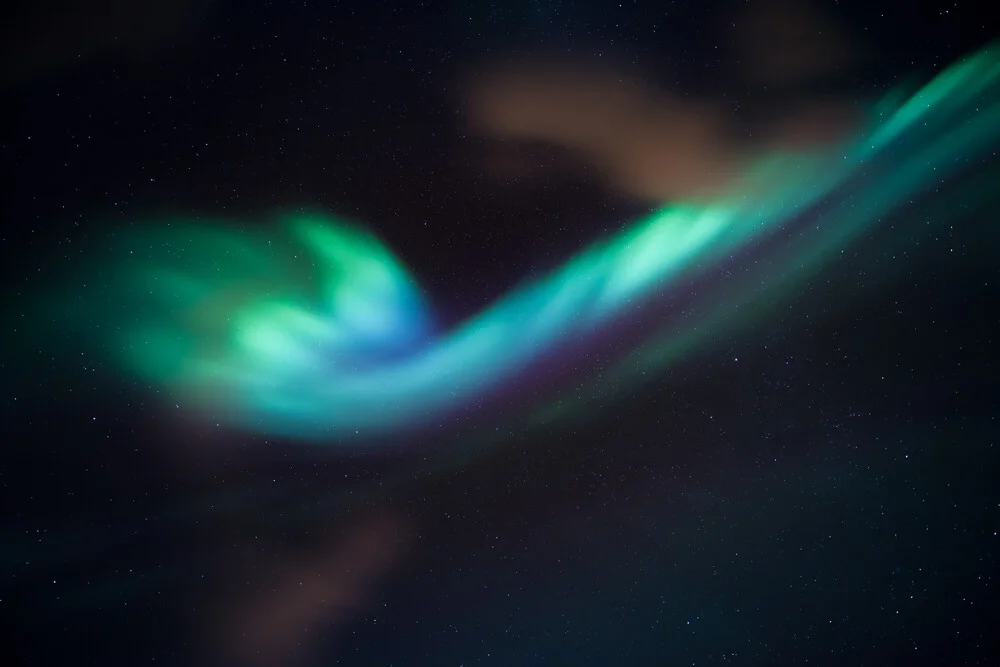 Polarlicht am Himmel - fotokunst von Michael Stein