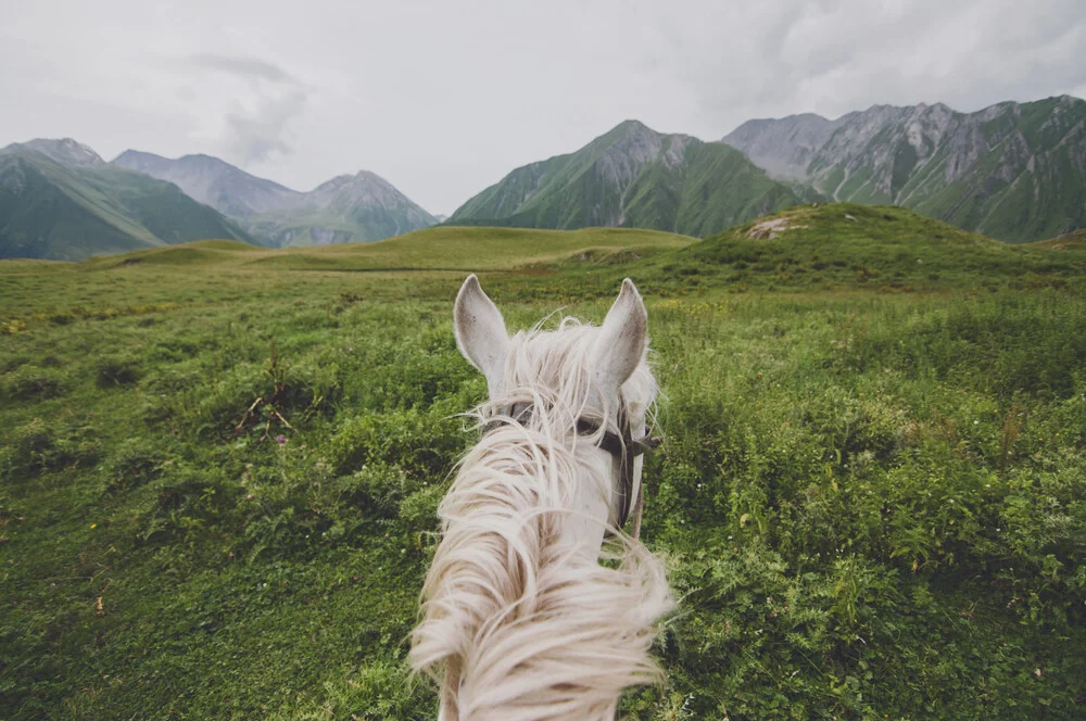 A day and night in the Caucasus - fotokunst von Dia Takacsova