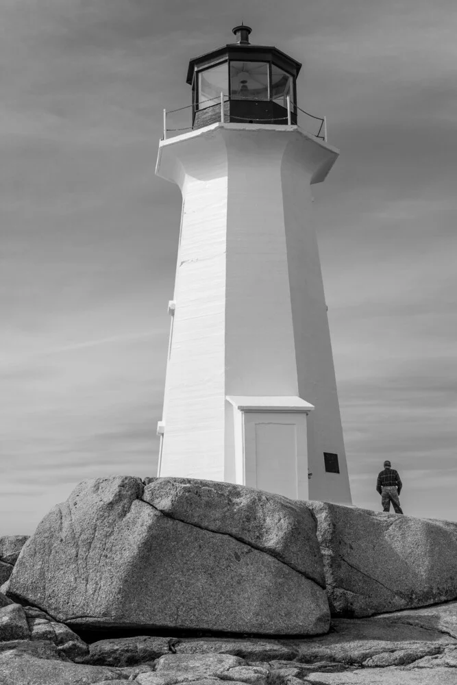 Leuchtturm in Nova Scotia - fotokunst von Jörg Faißt