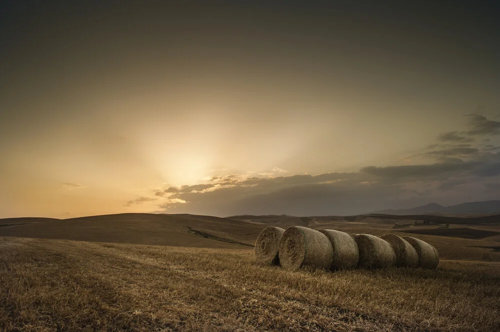 tramonto siciliano - fotokunst von Custodio Muscarello