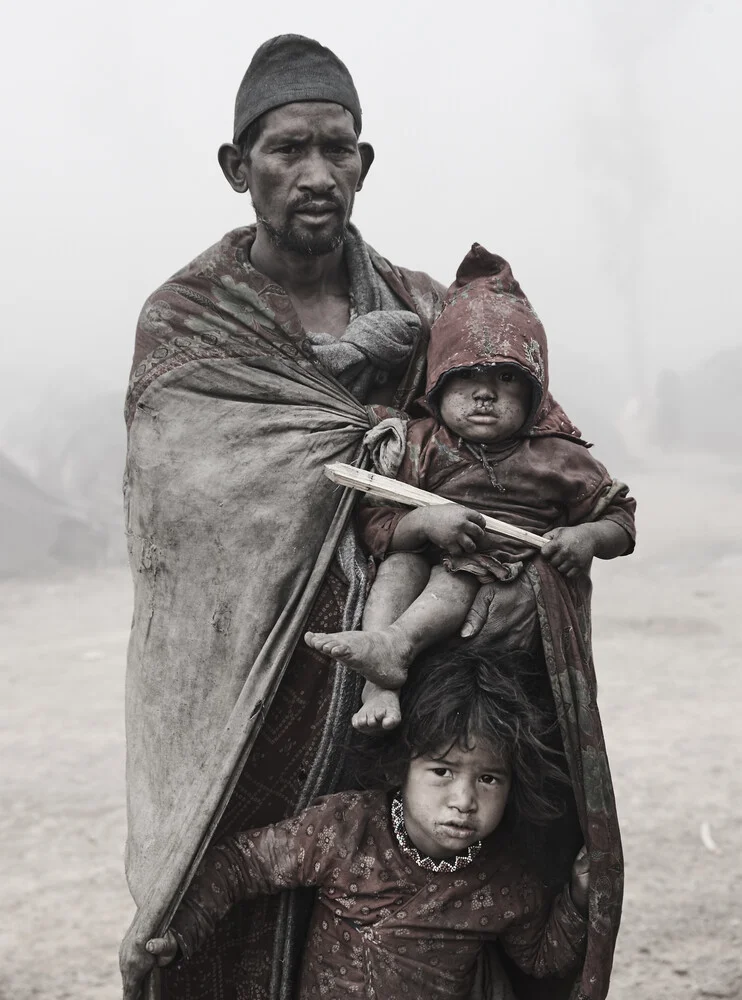 The Last Hunters-Gatherers of the Himalayas - fotokunst von Jan Møller Hansen