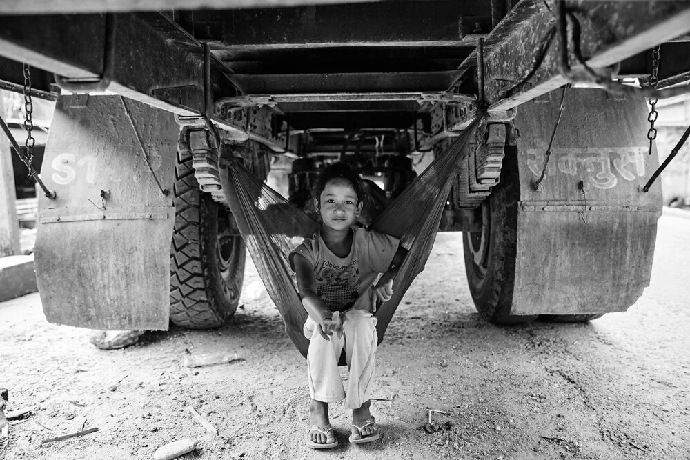 The Truck Girl - fotokunst von Jan Møller Hansen