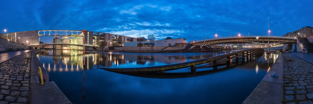 Berlin - Regierungsviertel Panorama Studie I - fotokunst von Jean Claude Castor