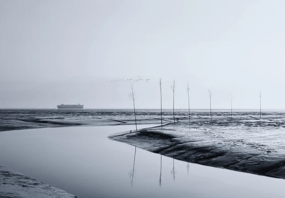 ...ein Schiff wird kommen... - fotokunst von Manuela Deigert