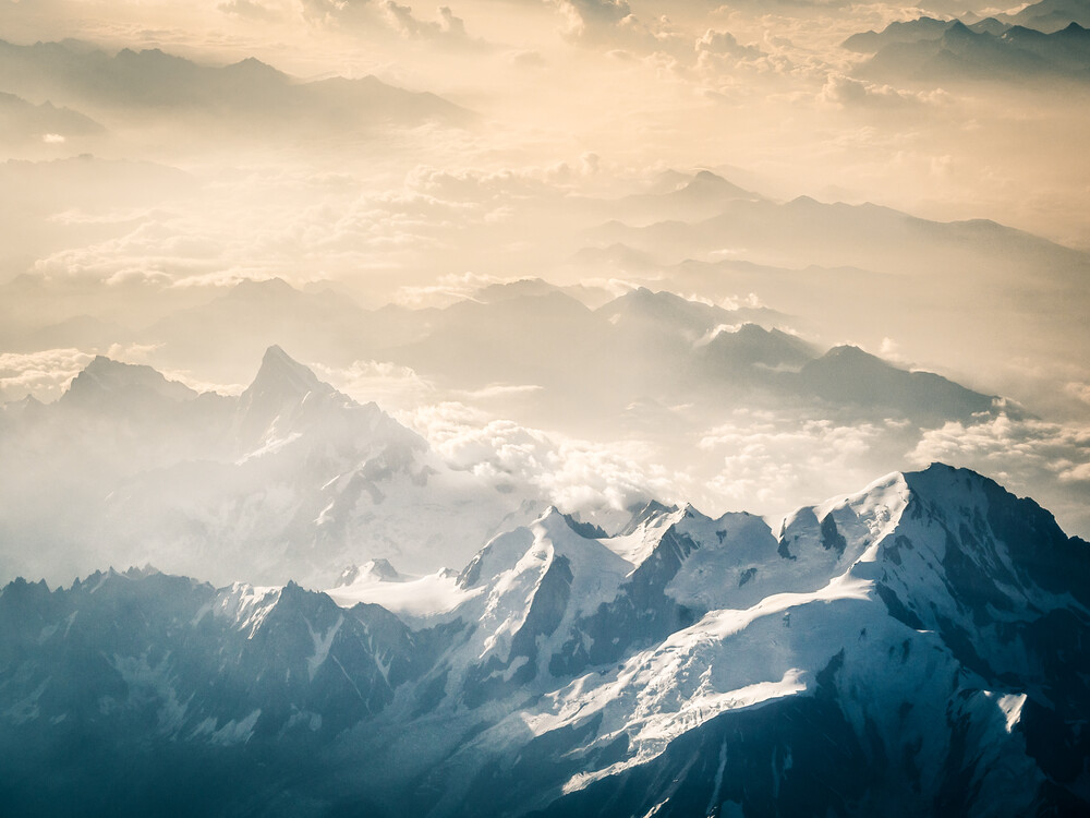 Over the french Alps - Fineart photography by Johann Oswald