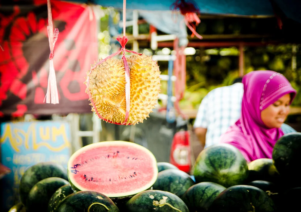 Jackfruit and Watermelon - fotokunst von Gabriele Spörl